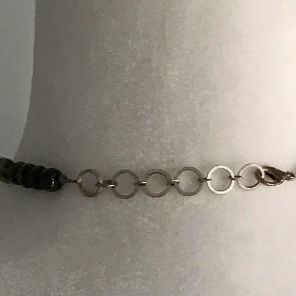 Handmade Beaded Necklace with Sparkling Stones - Picture 3 of 4